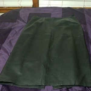 100% Genuine Leather skirt
